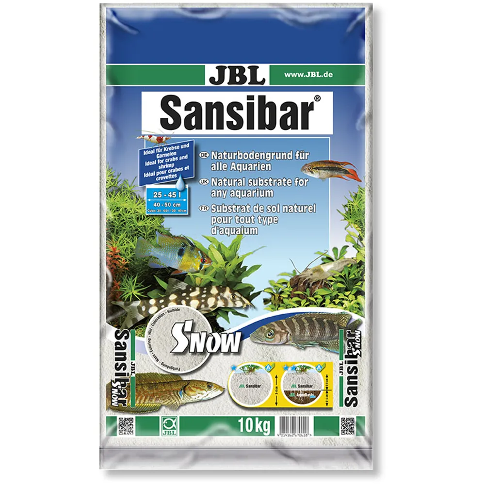 Jbl Sansibar Snow 5 kg Akvariegrus